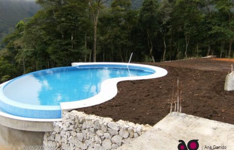 Projeto para construção de uma piscina em Itaipava.